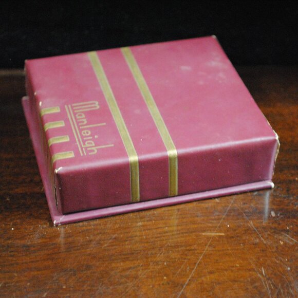 Vintage Manleigh Tie Clip & Collar Bar Clip Set with Original Box - Picture 7 of 15